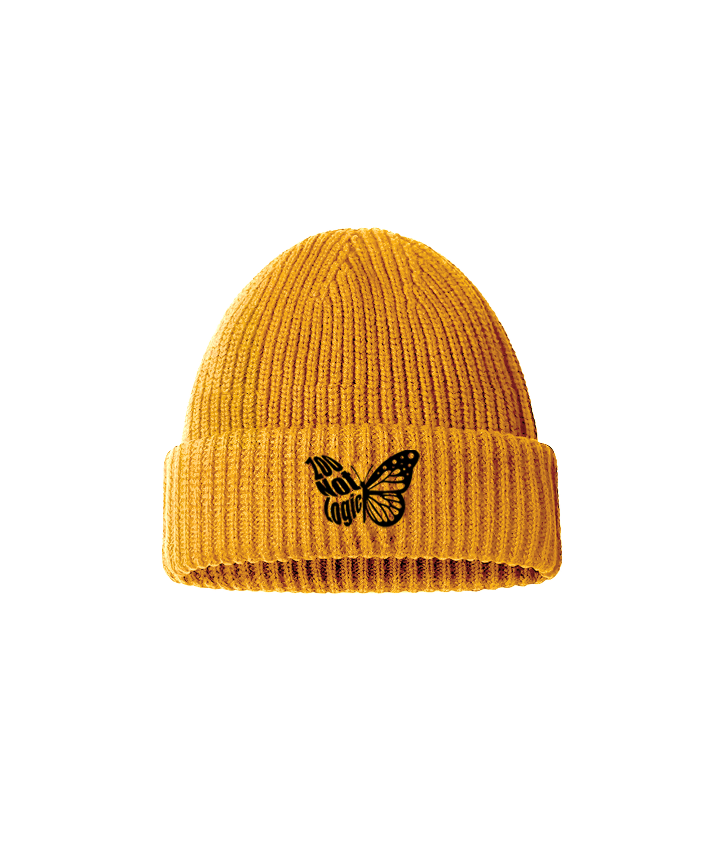 GORRO BORDADO MOSTAZA