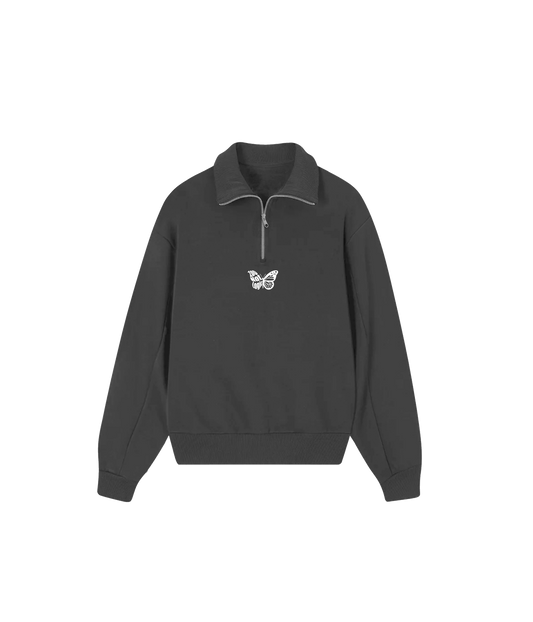 QUARTER ZIP CARBÓN