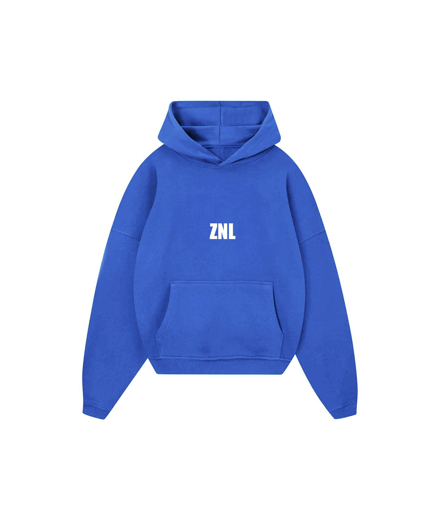 SUDADERA DOBLE BORDADO AZUL