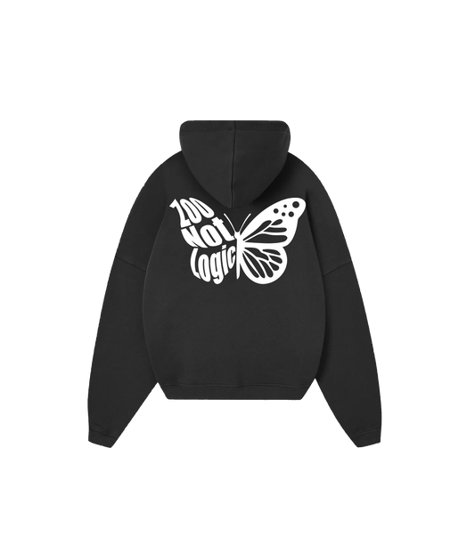 SUDADERA MARIPOSA NEGRA