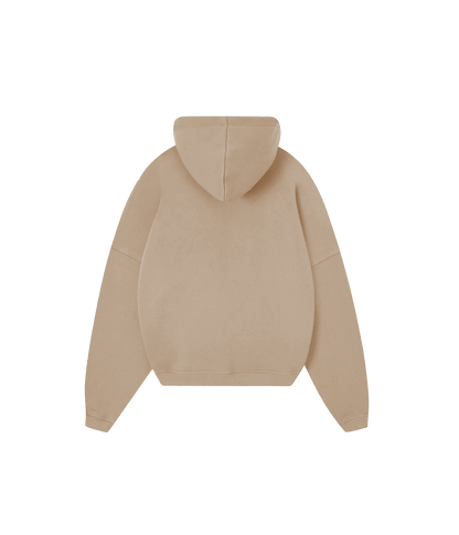 SUDADERA BORDADA BEIGE