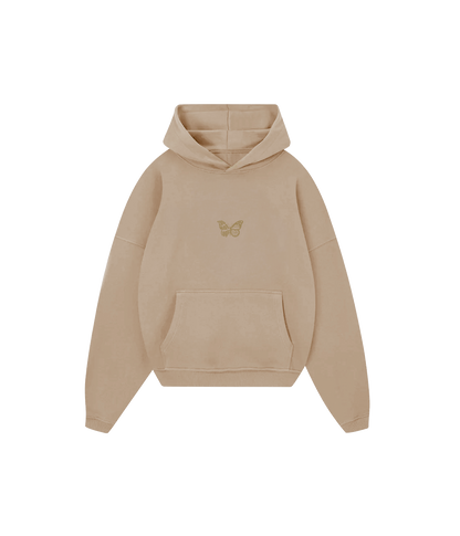 SUDADERA BORDADA BEIGE